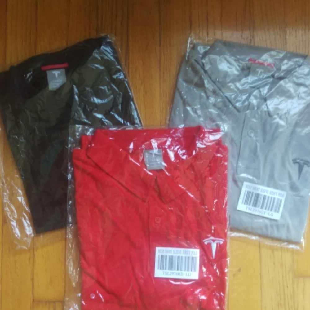 Tesla staff men's short-sleeved "Jersey" polo
